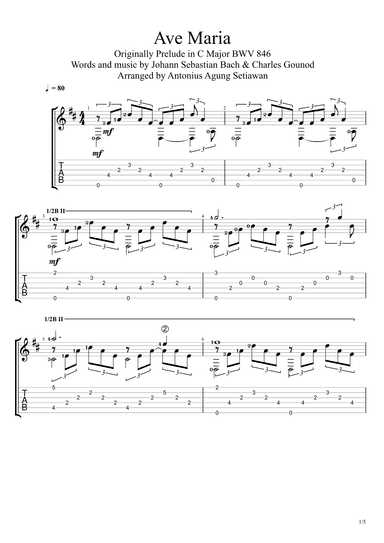 Ave Maria (Johann Sebastian Bach & Charles Gounod) (arr. Antonius Agung Setiawan)