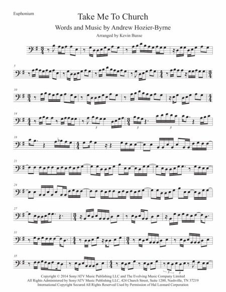 Take Me To Church (arr. Kevin Busse)