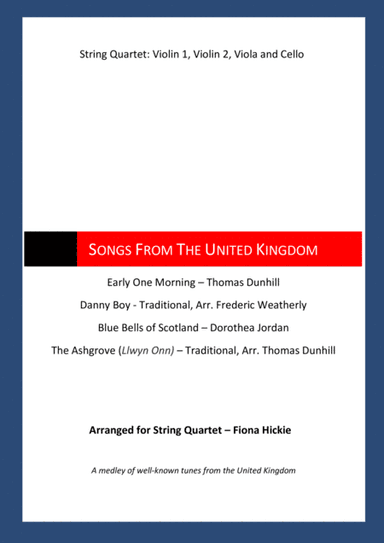 Songs From The United Kingdom (arr. Fiona Hickie)