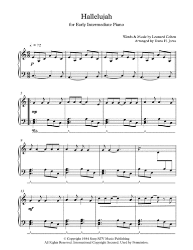 Hallelujah (arr. Dana H. Joras)