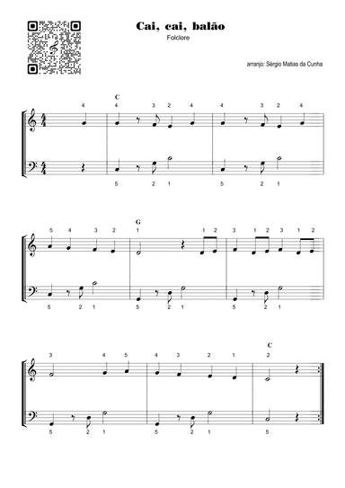 Cai, cai, balão - Fase2 (arr. Sérgio Matias da Cunha)