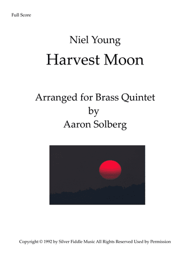 Harvest Moon (arr. Aaron Solberg)