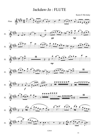 Jackdaw-Jo : Ballad - FLUTE PART