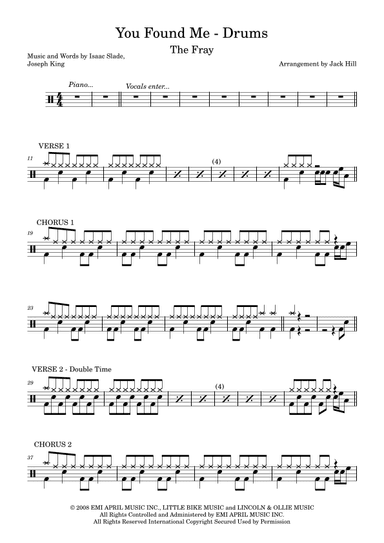 You Found Me (arr. Jack Hill)