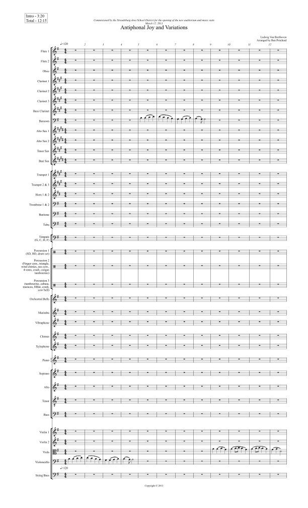 Antiphonal Joy and Variations (arr. Ben Pritchard)