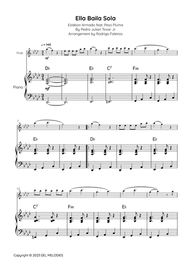 Ella Baila Sola (arr. Rodrigo Faleiros)