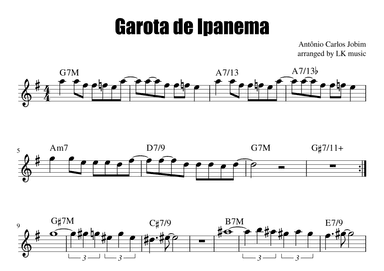 Garôta De Ipanema (arr. Lkmusic)