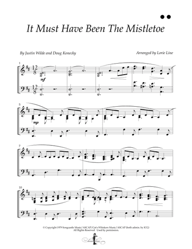 It Must Have Been The Mistletoe (our First Christmas) (arr. Lorie Line)