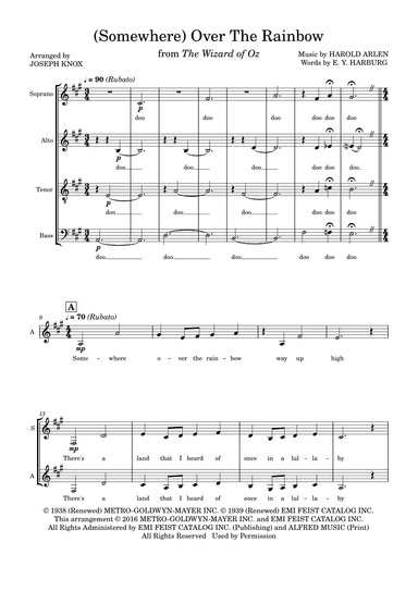Over The Rainbow (arr. Joseph Knox)