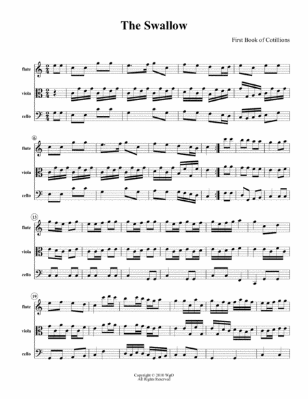 The Swallow (arr. William G Ouimette)