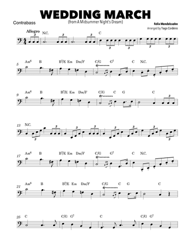 Wedding March (arr. Tiago Cordeiro)