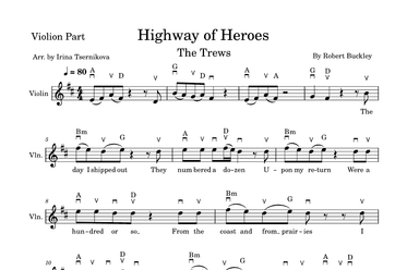 Highway Of Heroes (arr. Irina Tsernikova)