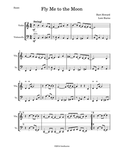 Fly Me To The Moon (in Other Words) (arr. Lore Burns)