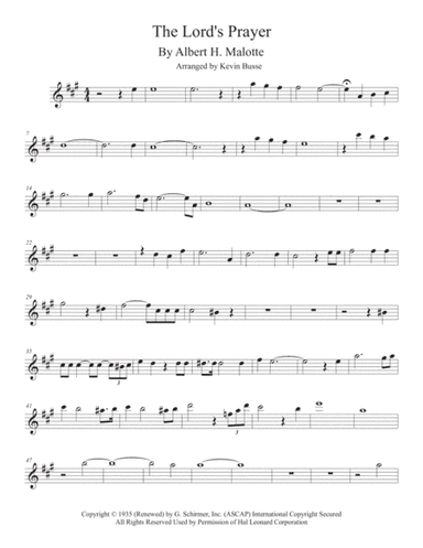 The Lord's Prayer (arr. Kevin Busse)