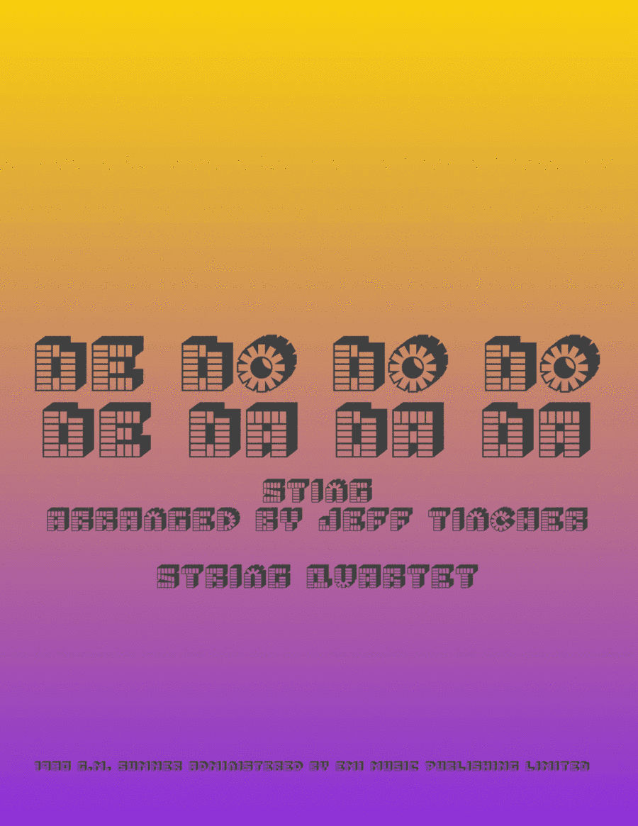 De Do Do Do, De Da Da Da (arr. Jeff Tincher)