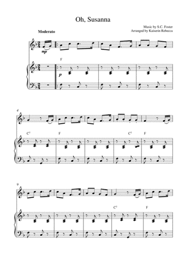 Oh, Susanna (arr. Kaiserin Rebecca)
