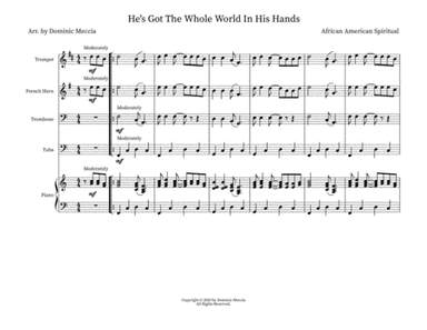 He's Got The Whole World In His Hands (arr. Dominic Meccia)