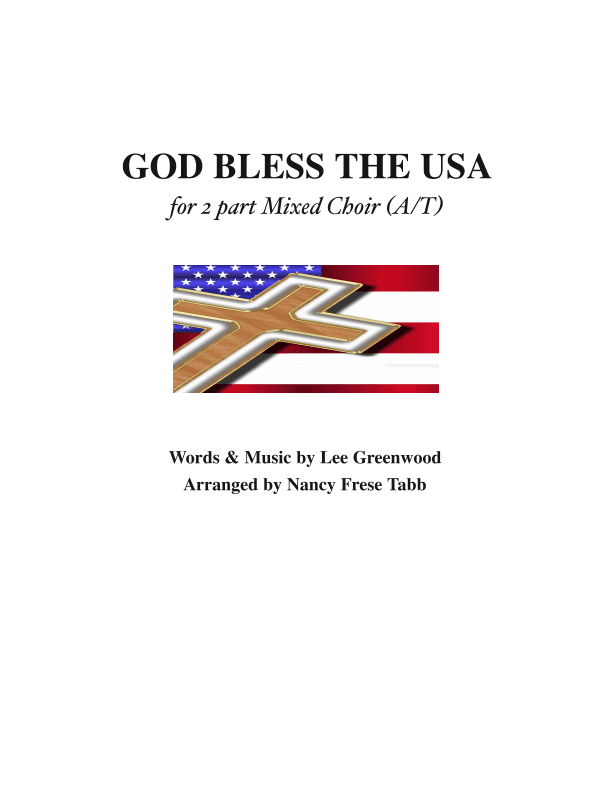 God Bless The U.S.A. (arr. Nancy Frese Tabb)