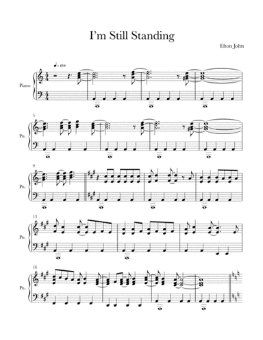 I'm Still Standing (arr. S McLoughlin)