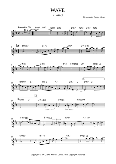 Wave (arr. Douglas Wattson)