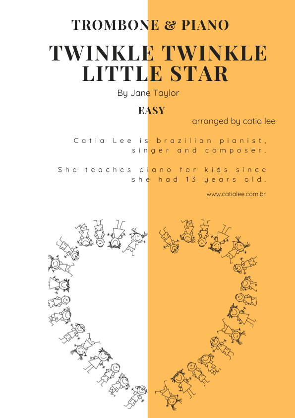 Twinkle Twinkle Little Star - Trombone and Piano Duet (arr. Catia Lee)