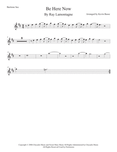 Be Here Now (arr. Kevin Busse)