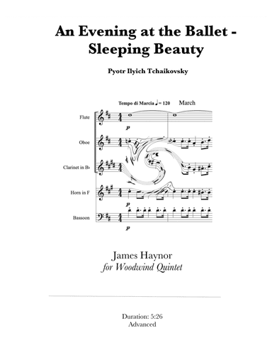 A Night at the Ballet - Sleeping Beauty for Woodwind Quintet (arr. James Haynor)