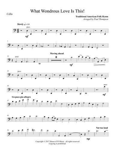 What Wondrous Love is This (arr. Paul Thompson)