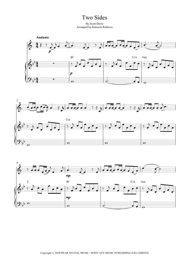 Two Sides (arr. Kaiserin Rebecca)