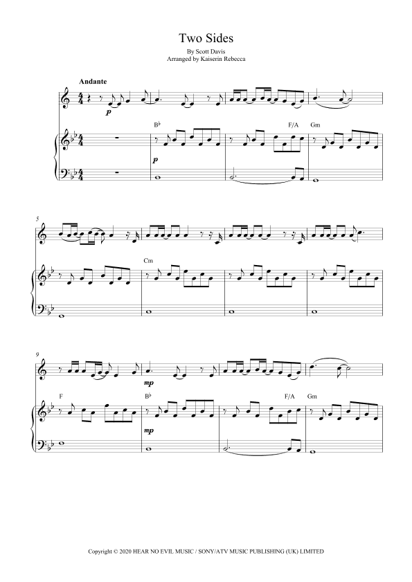 Two Sides (arr. Kaiserin Rebecca)