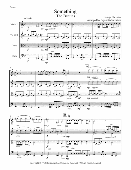 Something (arr. Bryan Starkweather)