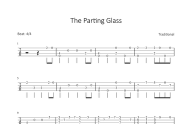 The Parting Glass (arr. Bettina Schipp)