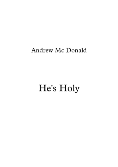 He's Holy