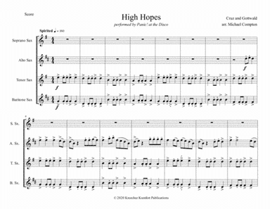 High Hopes (arr. Michael Compton)