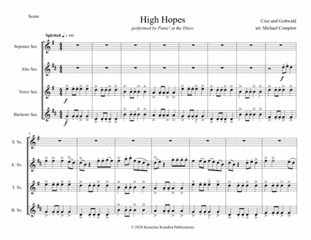 High Hopes (arr. Michael Compton)