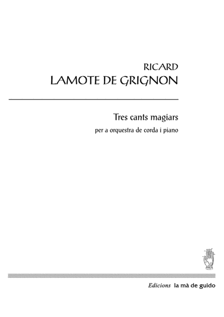 Tres cants magiars