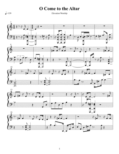 O Come To The Altar (arr. Keator Keys)