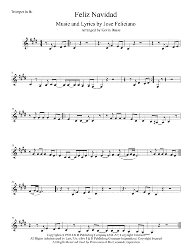 Feliz Navidad (arr. Kevin Busse)