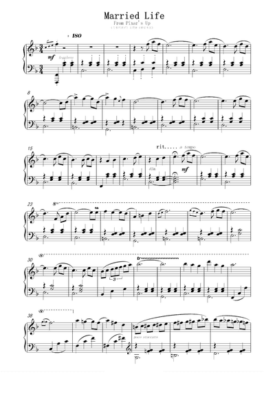 Married Life (arr. Michael Giacchino)