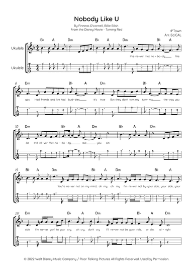 Nobody Like U (arr. Arr. Ed.CAL)