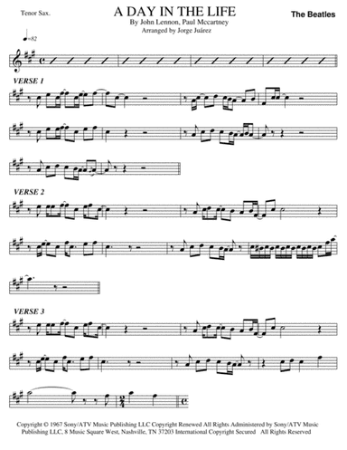 A Day In The Life (arr. Jorge Juárez)