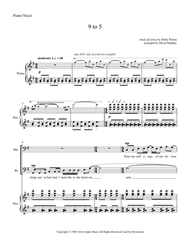 Nine To Five (arr. David Maddux)