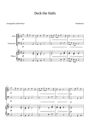 Deck the Halls (arr. André Nusa)