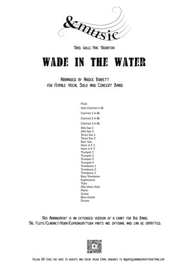 Wade In The Water (arr. Andee Birkett)