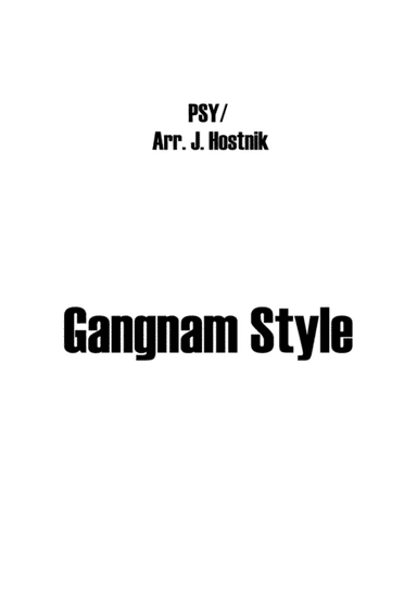 Gangnam Style (arr. Jernej Hostnik)