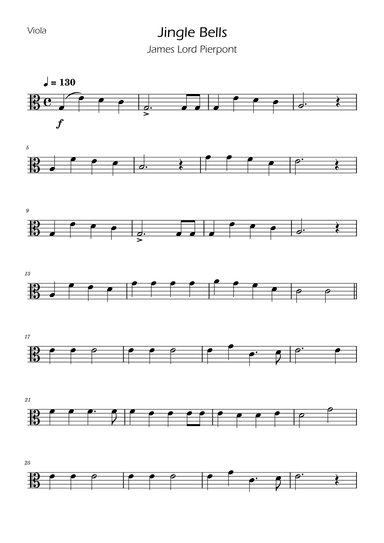 Jingle Bells - Viola and Cello Duet (arr. Ygor Nunes)