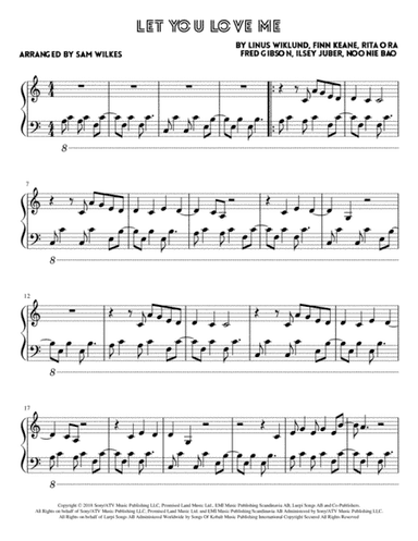 Let You Love Me (arr. Sam Wilkes)