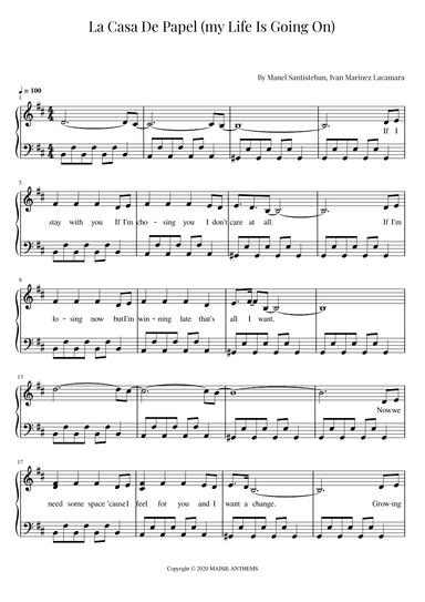 La Casa De Papel (my Life Is Going On) (arr. Roger da Luz)