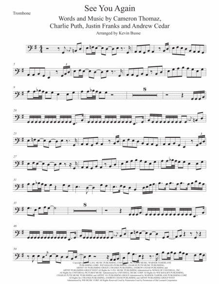 See You Again from FURIOUS 7 (arr. Kevin Busse)