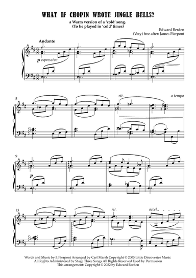 What if Chopin Wrote Jingle Bells (arr. Edward Berden)